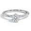 Round Brilliant Cut 0.70ct Diamond Solitaire Engagement Ring
