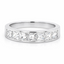 Princess Cut 1.24ct Diamond 7 Stone Eternity Ring