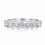 Round Brilliant Cut 0.51ct Diamond 7 Stone Eternity Ring