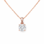 Lab Grown Round Brilliant Cut 0.75ct Solitaire Diamond Pendant