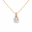Lab Grown Round Brilliant Cut 0.75ct Solitaire Diamond Pendant