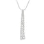Round Brilliant Cut 2 Row Diamond Pendant