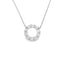Round Brilliant Cut Diamond Circle of Life Pendant
