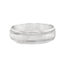 Men's Court 6mm Wedding Band with Milgrian Detail