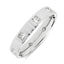 Princess Cut 0.68 Diamond Invisible Set Wedding Band