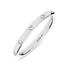 Round Brilliant Cut 0.15ct Diamond Invisible Set Wedding Band