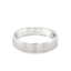 Flat Court Wedding Band with Matt Centre & Bright Cut Edges