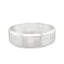 Flat Court Wedding Band with Matt Centre & Bevelled Edges