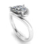 Lab Grown Pear Cut 2.04ct Diamond Solitaire Engagement Ring