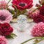 Lab Grown Pear Cut 3.01ct Diamond Engagement Ring with Diamond Shoulders & Hidden Halo