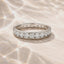 Round Brilliant Cut 2.86ct Diamond Full Hoop Eternity Ring
