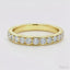 Round Brilliant Cut 1.30ct Diamond Grain Set Full Hoop Eternity Ring