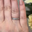 Round Brilliant Cut 0.50ct Diamond Half Hoop Wedding Band