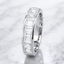 Baguette Cut 1.01ct Diamond 9 Stone Eternity Ring