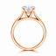 Lab Grown Round Brilliant Cut 2.03ct Diamond Solitaire Engagement Ring