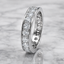 Round Brilliant Cut 1.68ct Diamond Full Hoop Eternity Ring