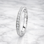Round Brilliant Cut Diamond Grain Set Wedding Band 0.25cts