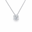 Lab Grown Round Brilliant Cut 1.00ct Solitaire Diamond Pendant