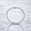 Round Brilliant Cut Diamond Grain Set Wishbone Wedding Band 0.36cts