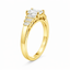 Emerald Cut 0.70ct Diamond Engagement Ring with Baguette Cut Diamond Side Stones