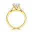 Lab Grown Round Brilliant Cut 2.03ct Diamond Solitaire Engagement Ring