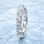 Round Brilliant Cut 0.84ct Diamond 5 Stone Eternity Ring