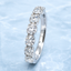 Round Brilliant Cut 1.04ct Diamond 7 Stone Eternity Ring