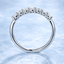Round Brilliant Cut 0.50ct Diamond 7 Stone Eternity Ring