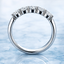 Round Brilliant Cut 0.84ct Diamond 5 Stone Eternity Ring