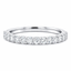 Round Brilliant Cut 0.52ct Diamond Claw Set Wedding Band