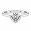 Lab Grown Round Brilliant Cut 1.21ct Diamond Solitaire Engagement Ring