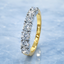 Round Brilliant Cut 0.90ct Diamond 7 Stone Eternity Ring