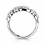 Round Brilliant Cut 1.50ct Diamond Bubble 9 Stone Eternity Ring
