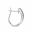 Round Brilliant Cut Sapphire & Diamond Channel Set Hoop Earrings
