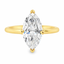 Lab Grown Marquise Cut 2.07ct Diamond Engagement Ring