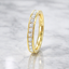 Princess Cut 0.75ct Diamond Half Hoop Eternity Ring