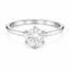 Lab Grown Round Brilliant Cut 1.00ct Diamond Solitaire Engagement Ring