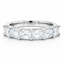 Emerald Cut 1.94ct Diamond 6 Stone Eternity Ring