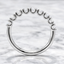 Round Brilliant Cut 0.69ct Diamond 9 Stone Eternity Ring