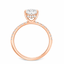 Lab Grown Radiant Cut 2.60ct Diamond Engagement Ring with Diamond Shoulders & Hidden Halo