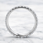 Round Brilliant Cut Diamond Full Hoop Microset Wedding Band 2.2mm