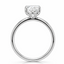 Lab Grown Oval Cut 2.01ct Diamond Solitaire Engagement Ring