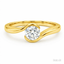 Round Brilliant Cut 0.57ct Diamond Solitaire Engagement Ring