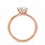 Round Brilliant Cut 0.70ct Diamond Engagement Ring with Diamond Shoulders