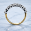 Round Brilliant Cut 1.33ct Diamond 7 Stone Half Hoop Eternity Ring