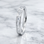 Baguette Cut 0.50ct Diamond Half Hoop Wedding Band
