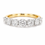 Round Brilliant Cut 1.02ct Diamond 7 Stone Half Hoop Eternity Ring
