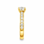 Round Brilliant Cut 0.75ct Diamond Engagement Ring with Diamond Shoulders