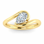 Lab Grown Pear Cut 2.00ct Diamond Solitaire Engagement Ring