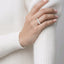 Emerald Cut 1.94ct Diamond 6 Stone Eternity Ring